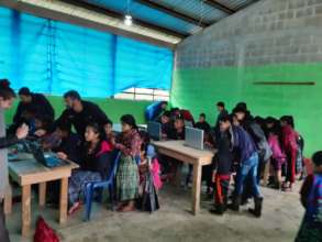 Children are excited to learn computers