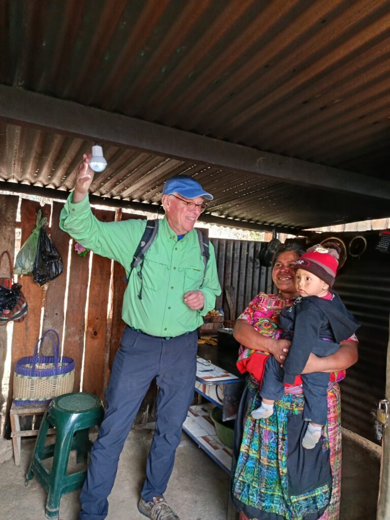 Founder John Barrie Installs Solar Home Unit