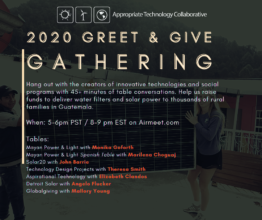 Chat with us at the Greet & Give Gathering!