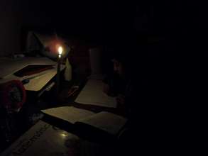 Homework by Candle Light