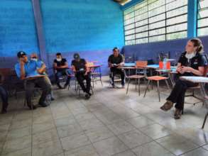 Finalizing project plans with community leaders