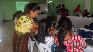 Mayan Women Teach "Circuits and Solar"