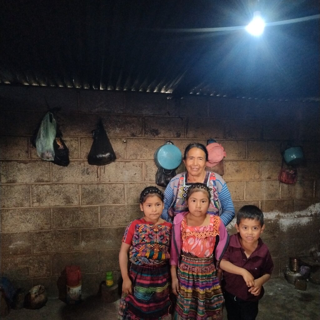 Family With New Solar Home System