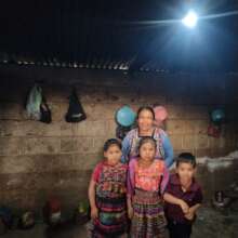 Family With New Solar Home System