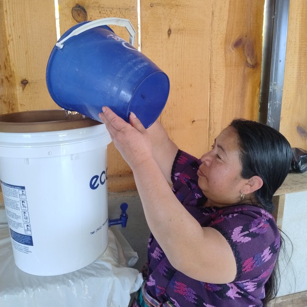 Filling New Water Filter