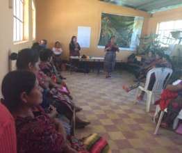 Marilena leads empowerment training in Chiche