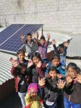 Street School children have stable,solar lighting