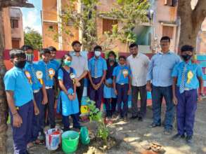 Eco club students & stakeholders in one frame