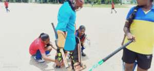 Gearing up for Hockey Match