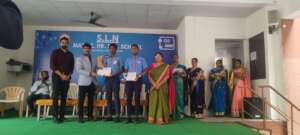 HOPE school students receiving the certificate