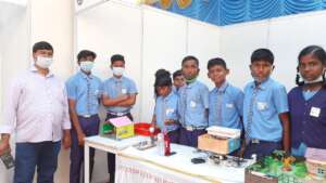 Students participated in a sciene expo