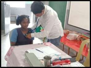 Health Check Up camp at HOPE School