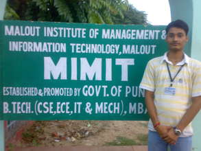 Ramesh Joshi at College Campus