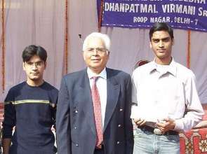 Manager with scholarship awardees