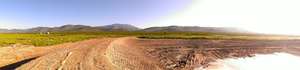 Construction on the water catchment system