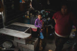 Wood-saving stove in Nuevo Leon.