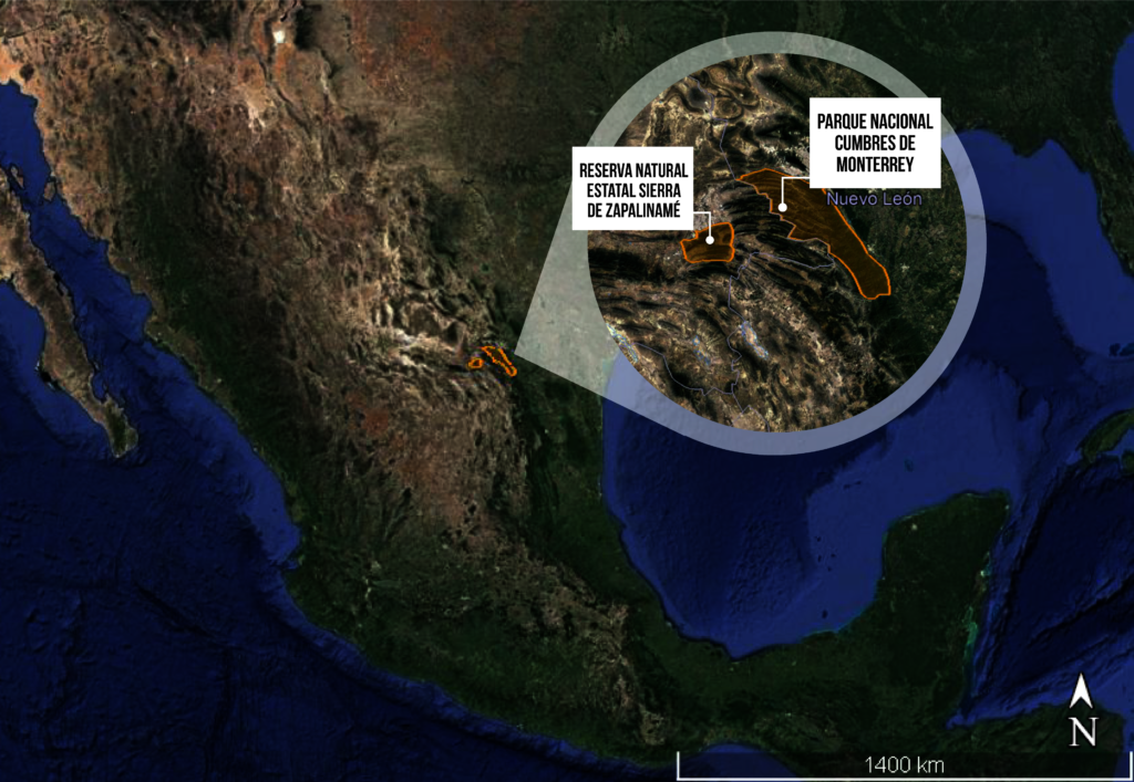 The communities are located in these two regions.