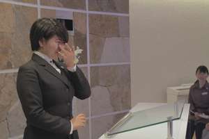 Getting emotional before the final ceremony