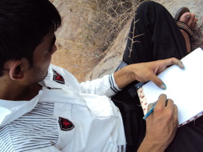 Hanif during the Observation excercise