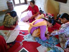 Marking, Cutting, Sewing : Teamwork!