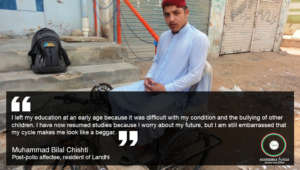 Bilal - a potential accessible cycle beneficiary