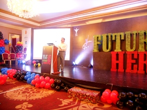 Zulqurnain speaking at Young Leaders' Conference