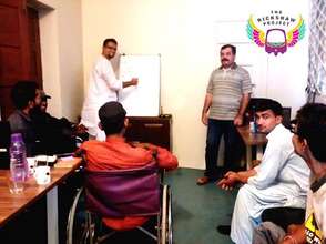 During an in-house training session