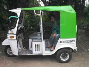 The first new rickshaw!