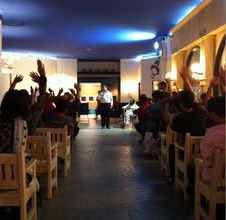 TRP giving a Sensitization Session at Pizza Hut