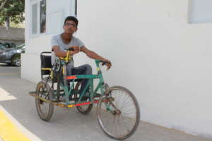 Vishal Kumar's tricycle laden with design defects