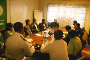 Meeting with Transport & Traffic Police reps.