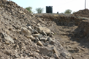 Nala Bandhara Construction is going on
