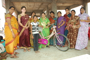 Mann Deshi Foundation donated bicycle to ASHA