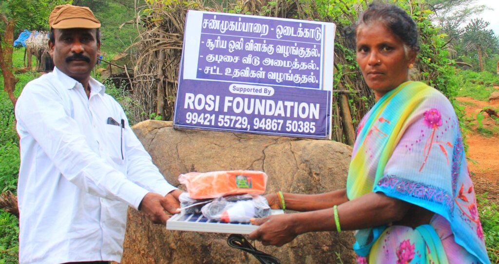 One beneficiary tribe woman
