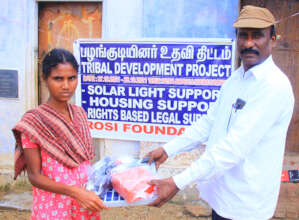 One Beneficiary Tribe woman