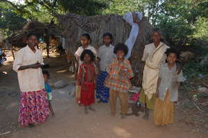 A tribe group in to interior area