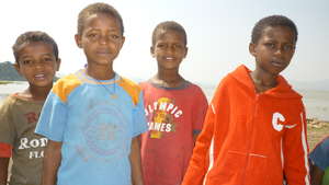 Children on Tulu Gudo