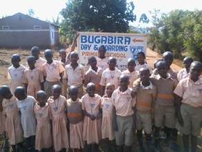 Happy children at school compound