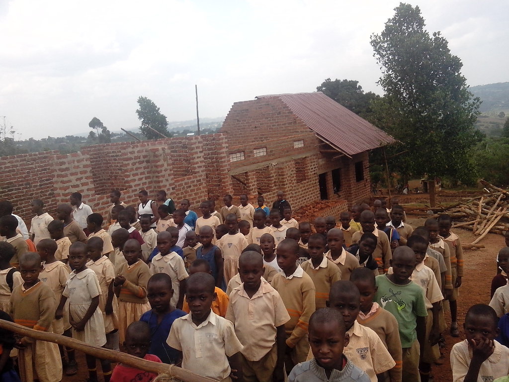 School construction in progress