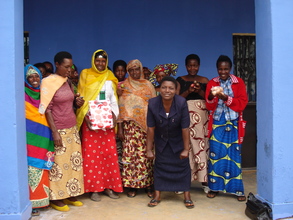Agnes, co-op members and their products