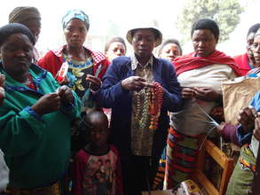 Training for the jewellery making co-operative