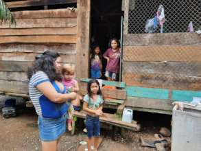 one of the families we have supported