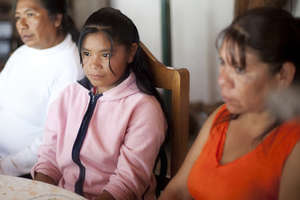 Tarahumara volunteers at a training