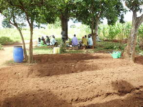 Meeting near a new Community Tree Nursery