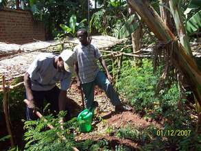 Moses maintaining our Namalemba Community Nursery