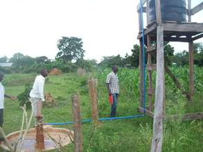 Visting the District Forestry Officer's Nursery