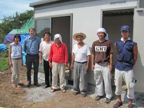 GMT, PWA, District Leaders and residents with shed