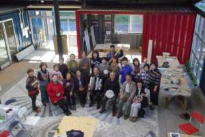 A celebration at the community center