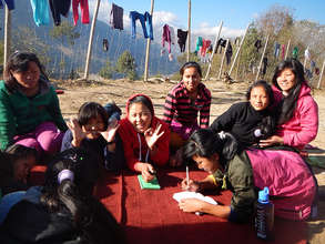 Enjoying the Sun at the Solukhumbu Hostel