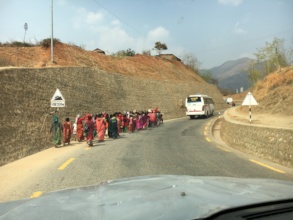 1 of 3 womens' marches on the drive to KTM